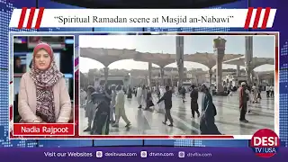 “Ramadan Greetings Live From Masjid e Nabwi”
