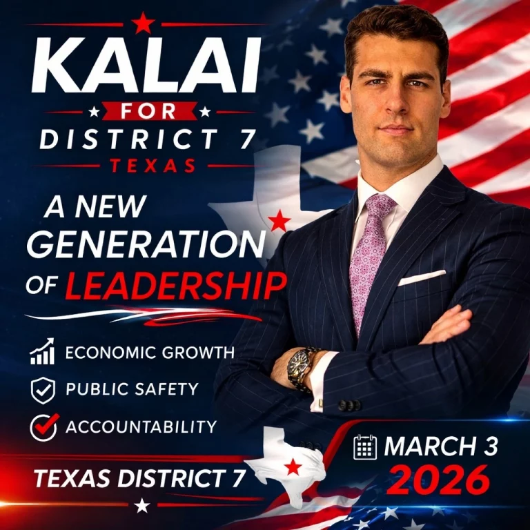 Vote Kalai for Texas District 7